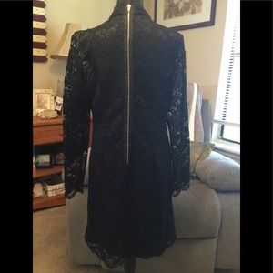 Black lace dress